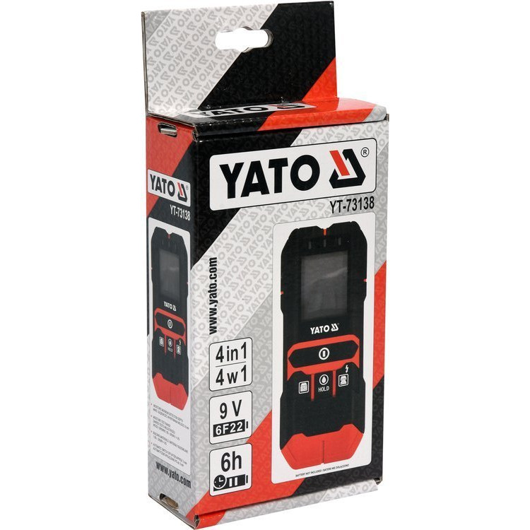 Yato Digitální detektor a vlhkoměr YT-73138 Profi