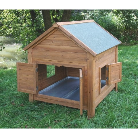 Dřevěný kurník pro 6-10 slepic, domek pro králíky, nezateplený 576011015