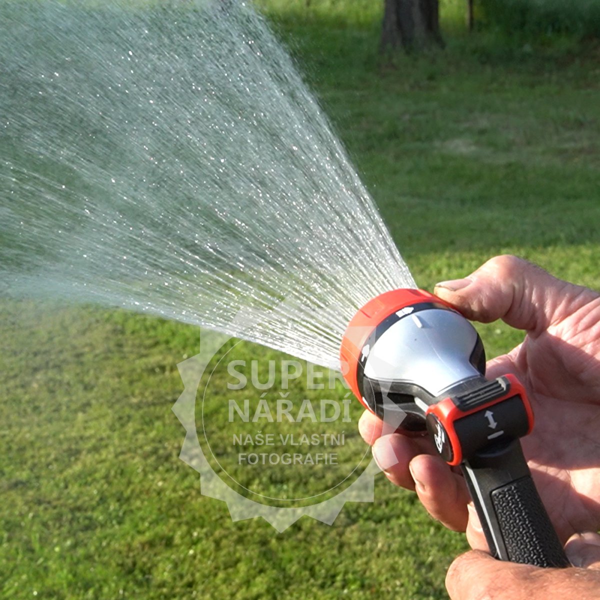 Dedra zavlažovací pistole 5 funkcí Aluminium ULTC 80N256K 1/2" Thumb Control, ovládání palcem