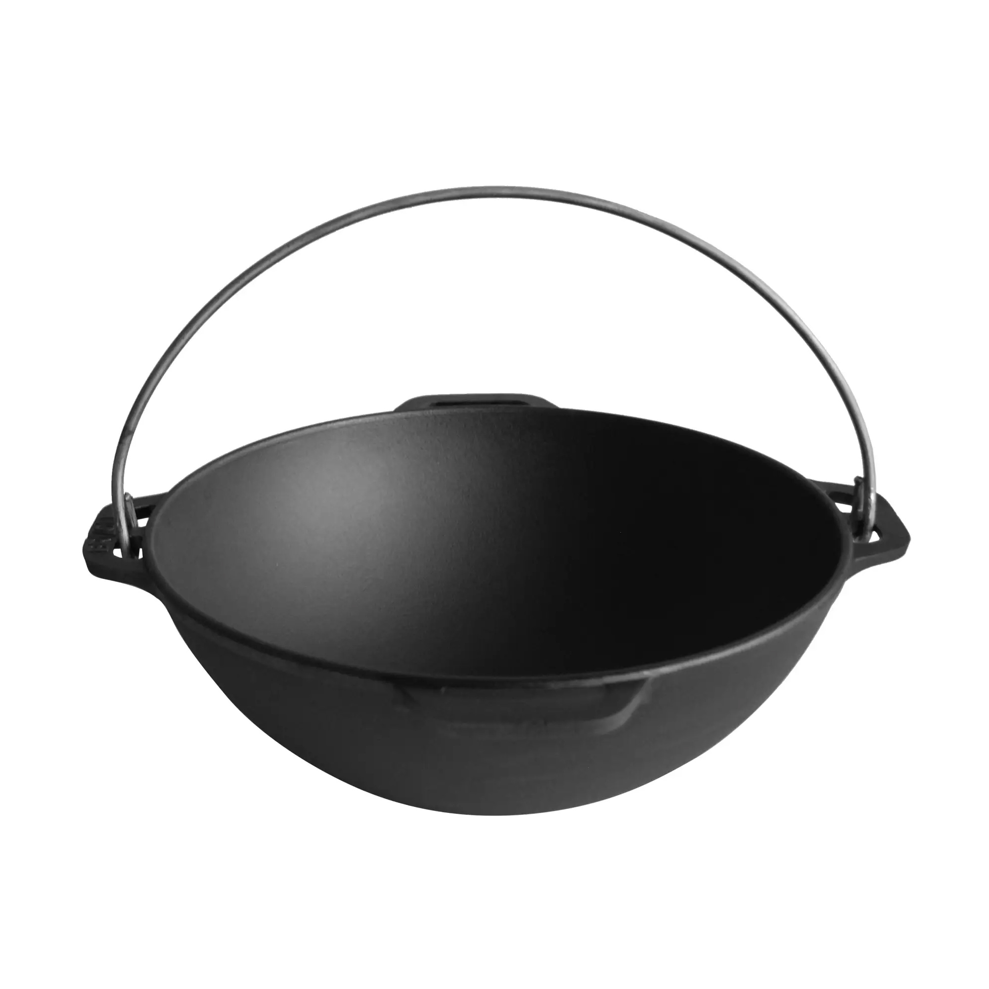 Litinový kotlík 36 cm, 8 l kazan + litinová poklice Brizoll KA08-1