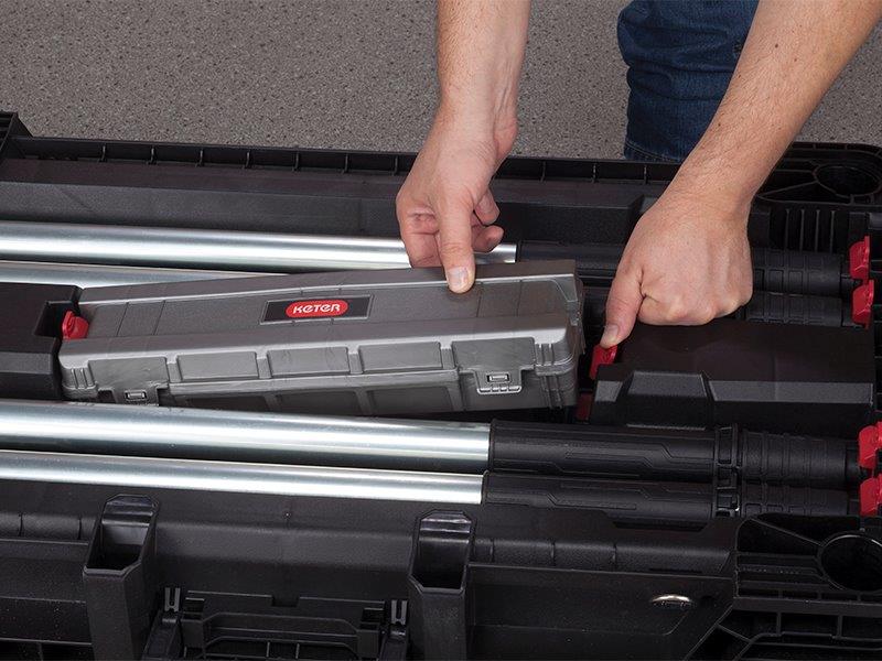 Stůl Keter ROC Jobmade Portable Table dílenský 610501, 239985 skládací pracovní stůl