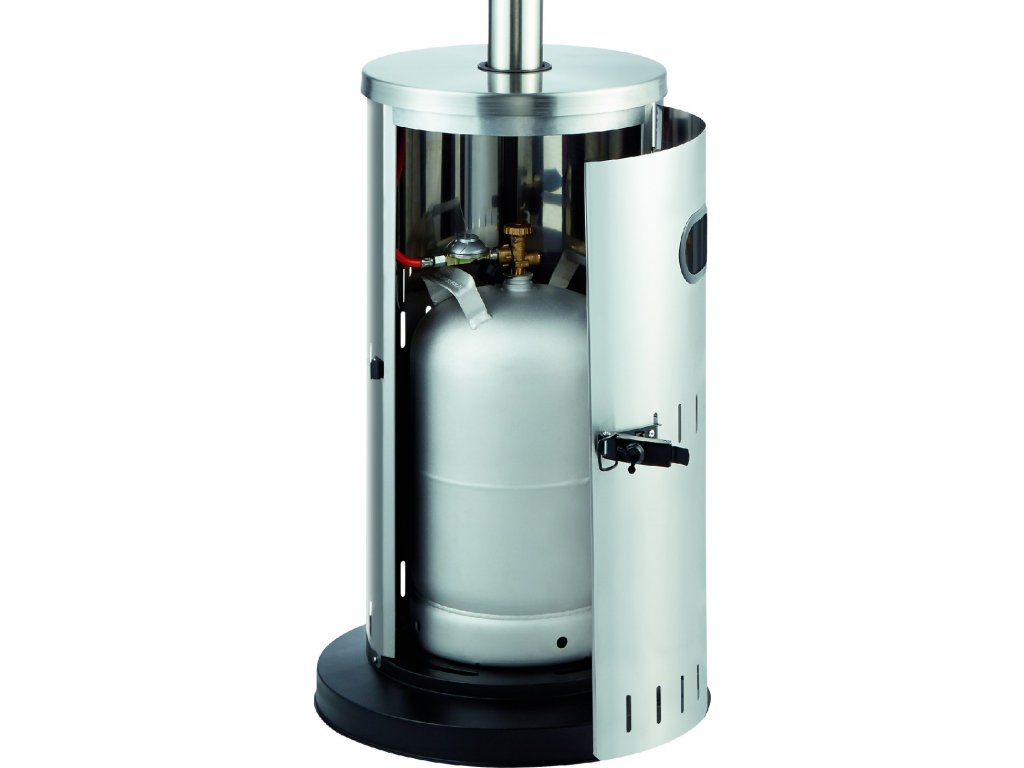 Tepelný plynový zářič Solid 14 kW, Inox se zasouvacím sloupkem Enders 5800