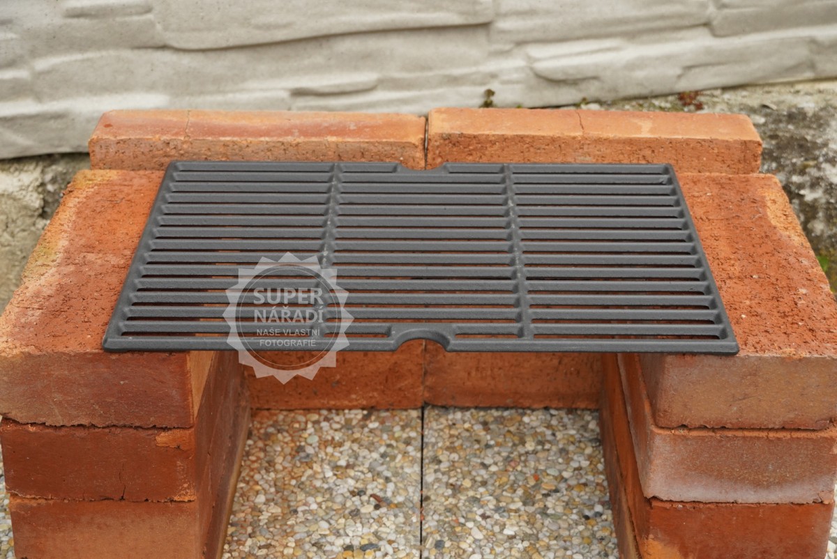 Litinový grilovací rošt 43x29cm G21 pro gril Oklahoma BBQ, 6390315