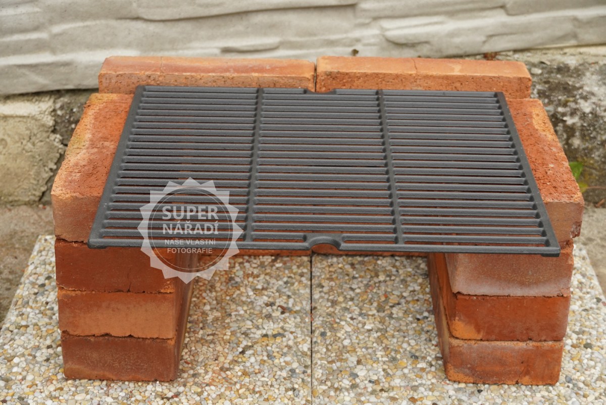 Litinový grilovací rošt 40x49cm G21 pro gril Florida BBQ, 6390357