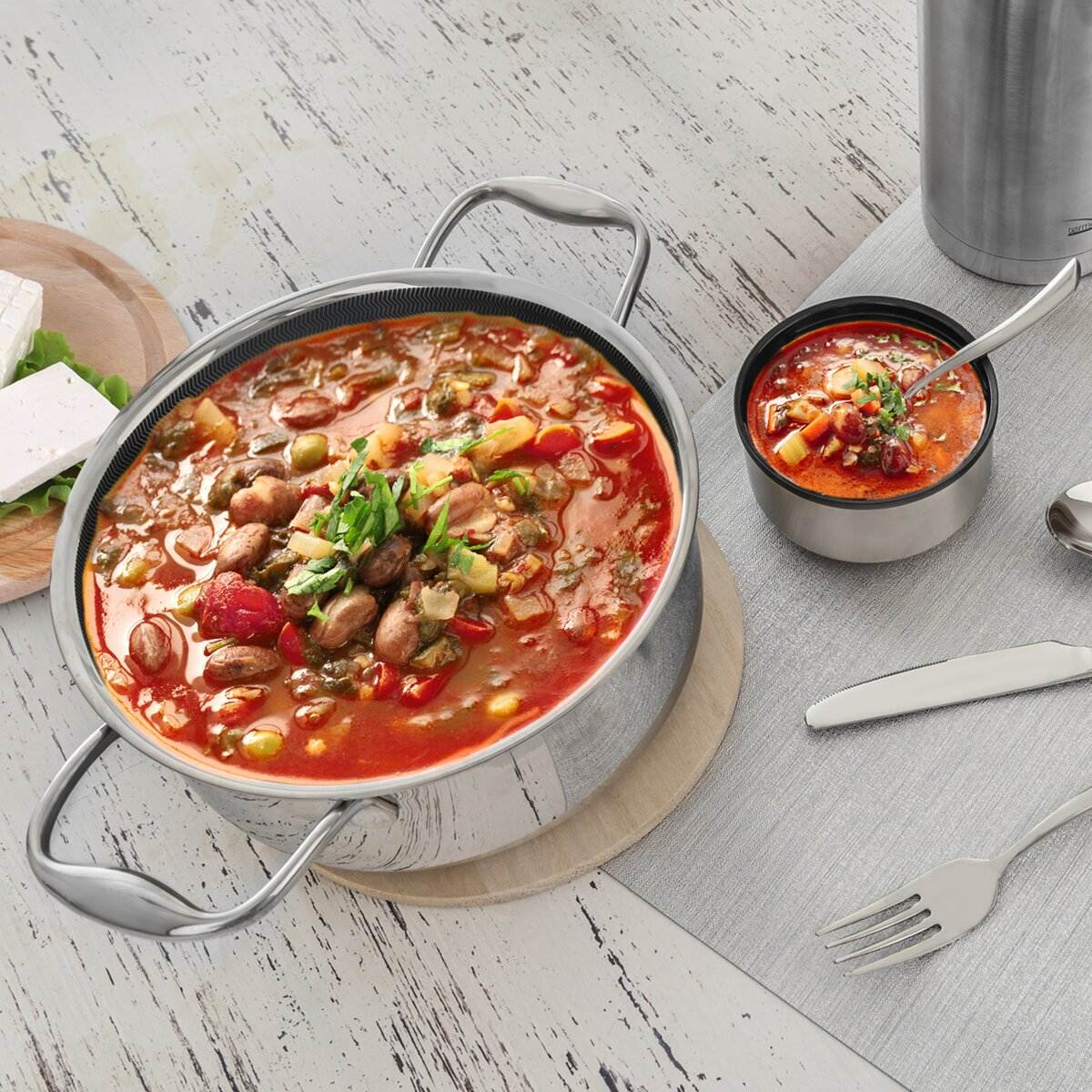 Hrnec Cookcell 4,8 l Orion 113195 nerezový, nepřilnavý 36x11cm