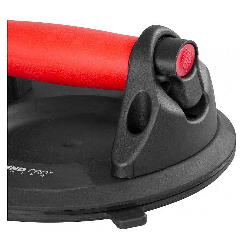 Držák na sklo 200mm s manometrem, 1 přísavka do 150kg, Strend Pro 2172569