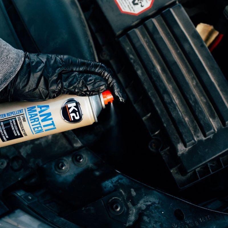 K2 Sprej proti hlodavcům a kunám 400 ml amK199, na ochranu kabeláže Compass