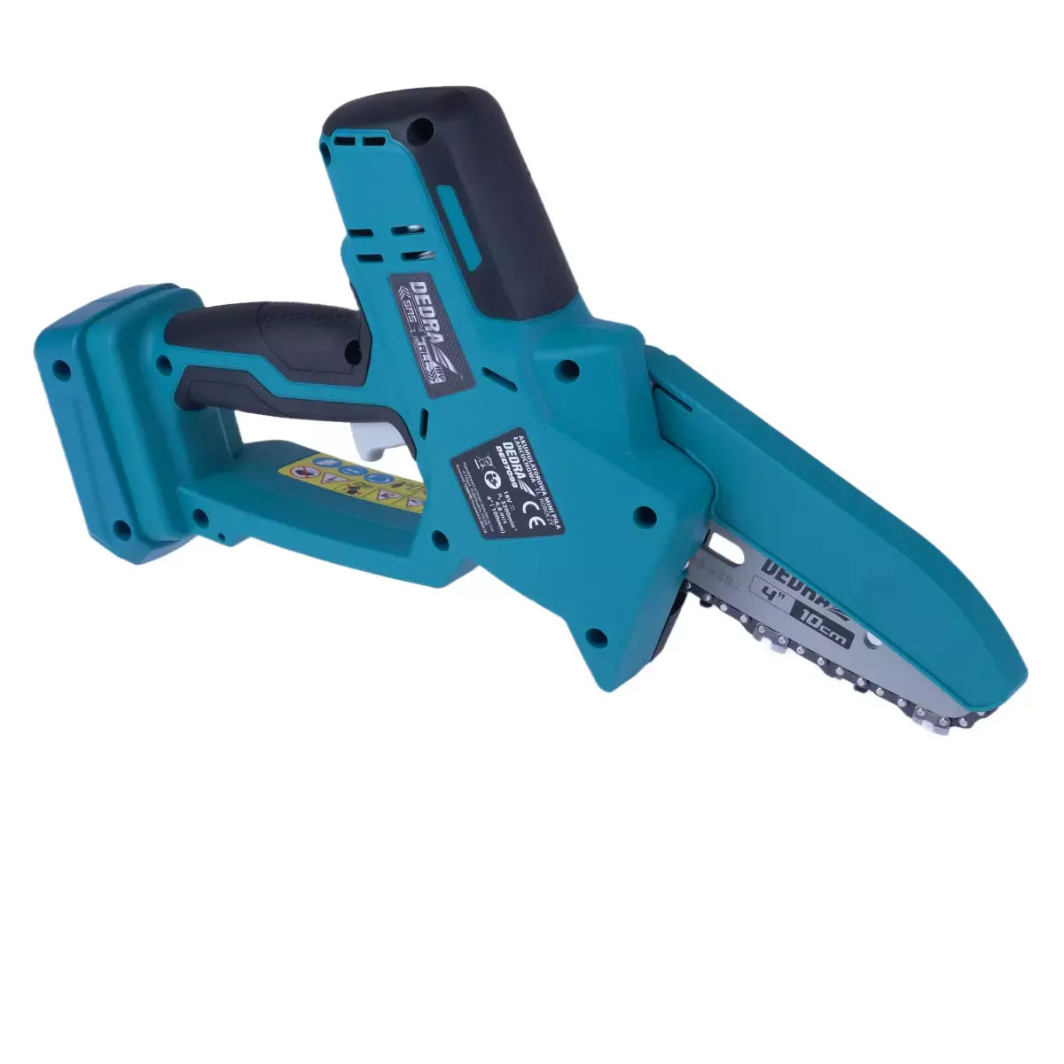 Dedra Mini Aku 18V řetězová pila 4" DED7099, 100 mm lišta SAS+ALL