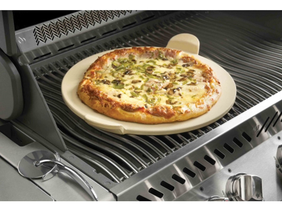 Napoleon Pizza kámen PRO 36 cm s krájecím kolečkem, 70001, madla