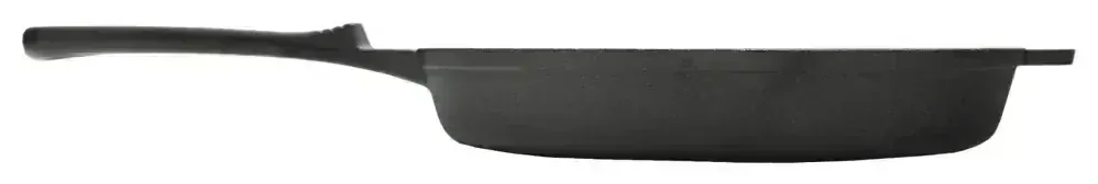 Cattara Grilovací pánev DUO LITINA 25 cm 13061, dělená, hladká-vroubky s madlem