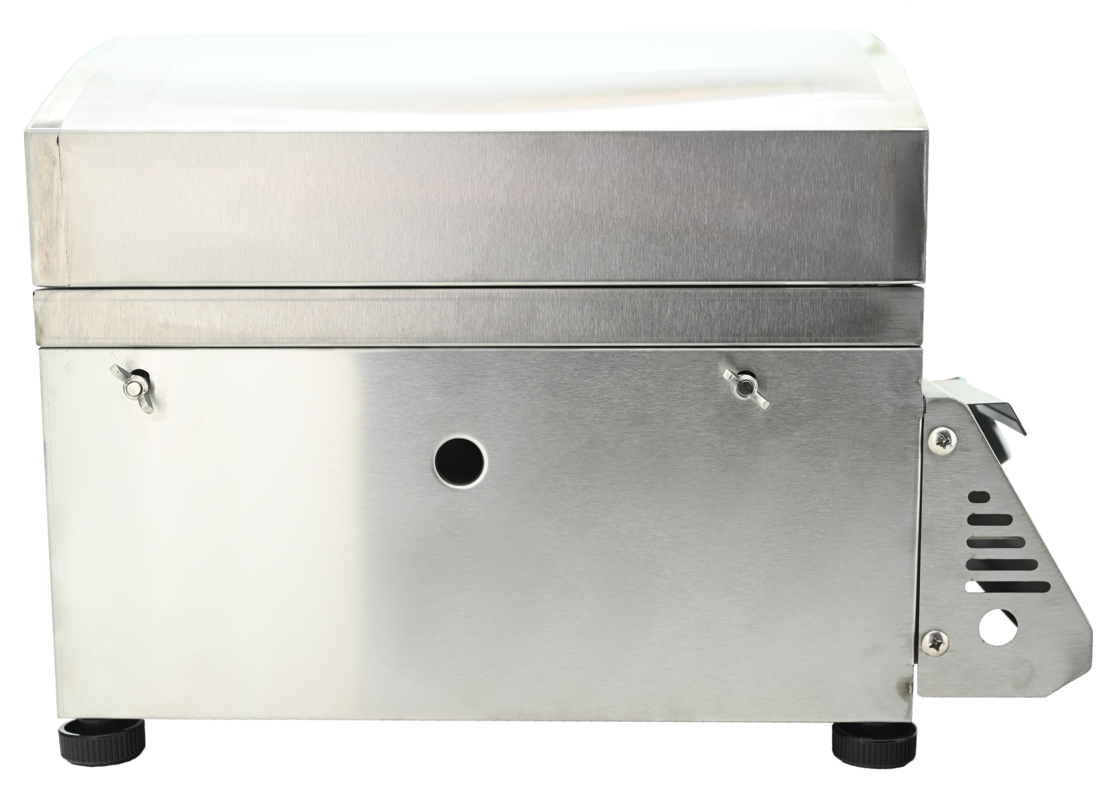 Cattara Gril plynový NAPOLI stolní 4,8 kW nerezový 14101 + pizza pec + grilovací deska, polo-vestavný