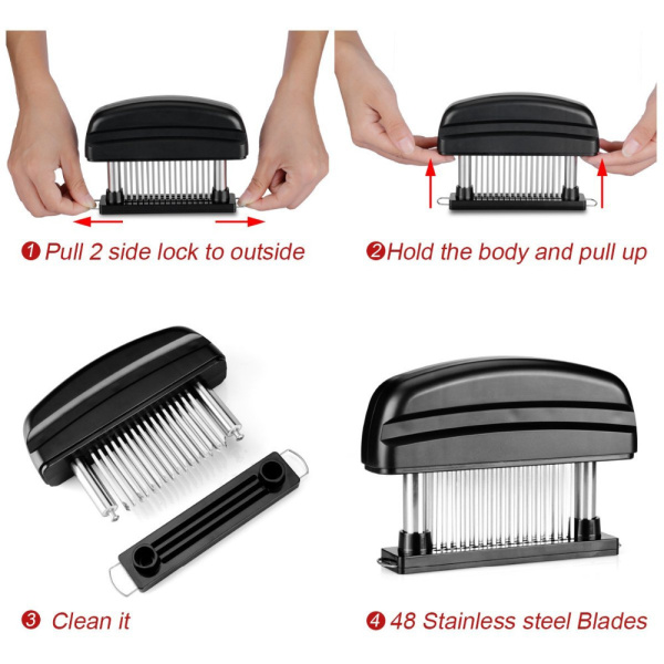 UG Grill Tenderizér na maso se 48 čepelemi DP-6813