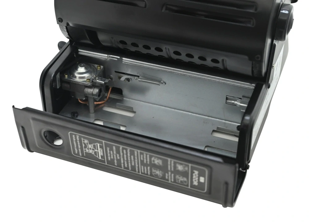 Cattara Plynové topení + vařič 1,3 Kw HEAT&COOK 13594, výklopné, na kartuše 227g