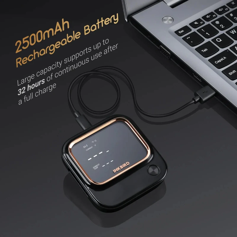 BBQ Grilovací teploměr Inkbird IBT-26S-4PR, 4 drátové sondy, WiFi 5GHz + Bluetooth do 50 m