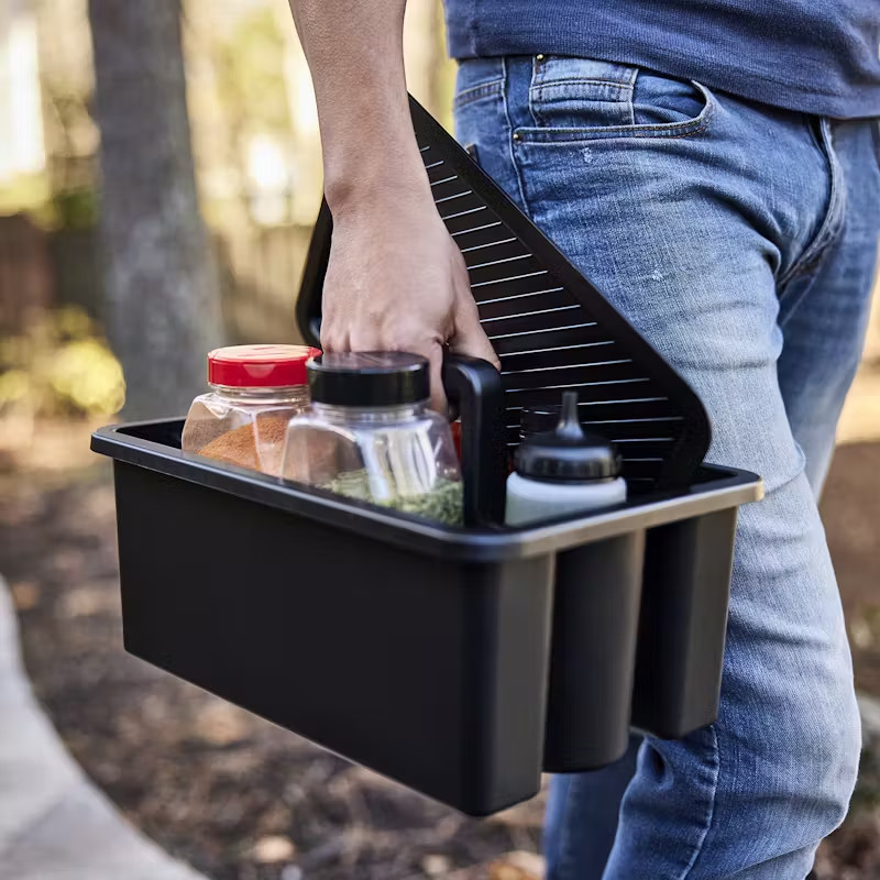 Weber Works Transportní box na grilovací příslušenství, 3400128 na omáčky, koření