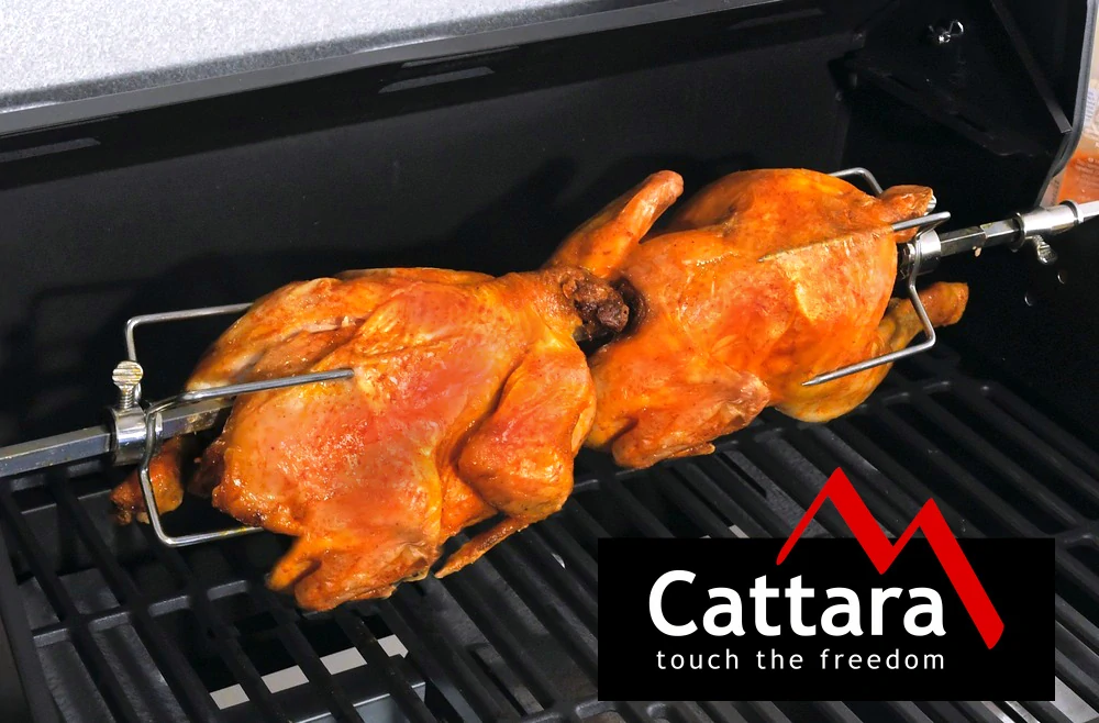 Cattara Grilovací jehla 84-94 cm 8 / 6x6 mm, 13055 + 2 ks 4-bodců
