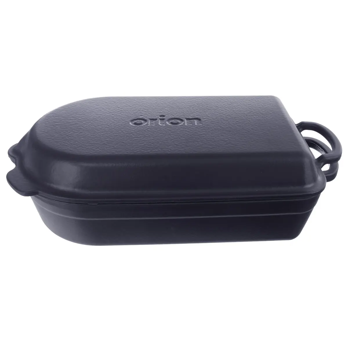 Orion Pekáč litina smalt oboustranný 42,5x22 cm, 127038 polo-oválný, modro-šedý s poklopem