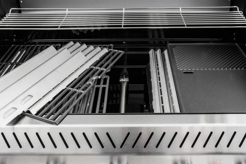 Plynový gril G21 Nebraska BBQ Premium line, 6 hořáků, 21 kW nerezový, 6390309 + vařič