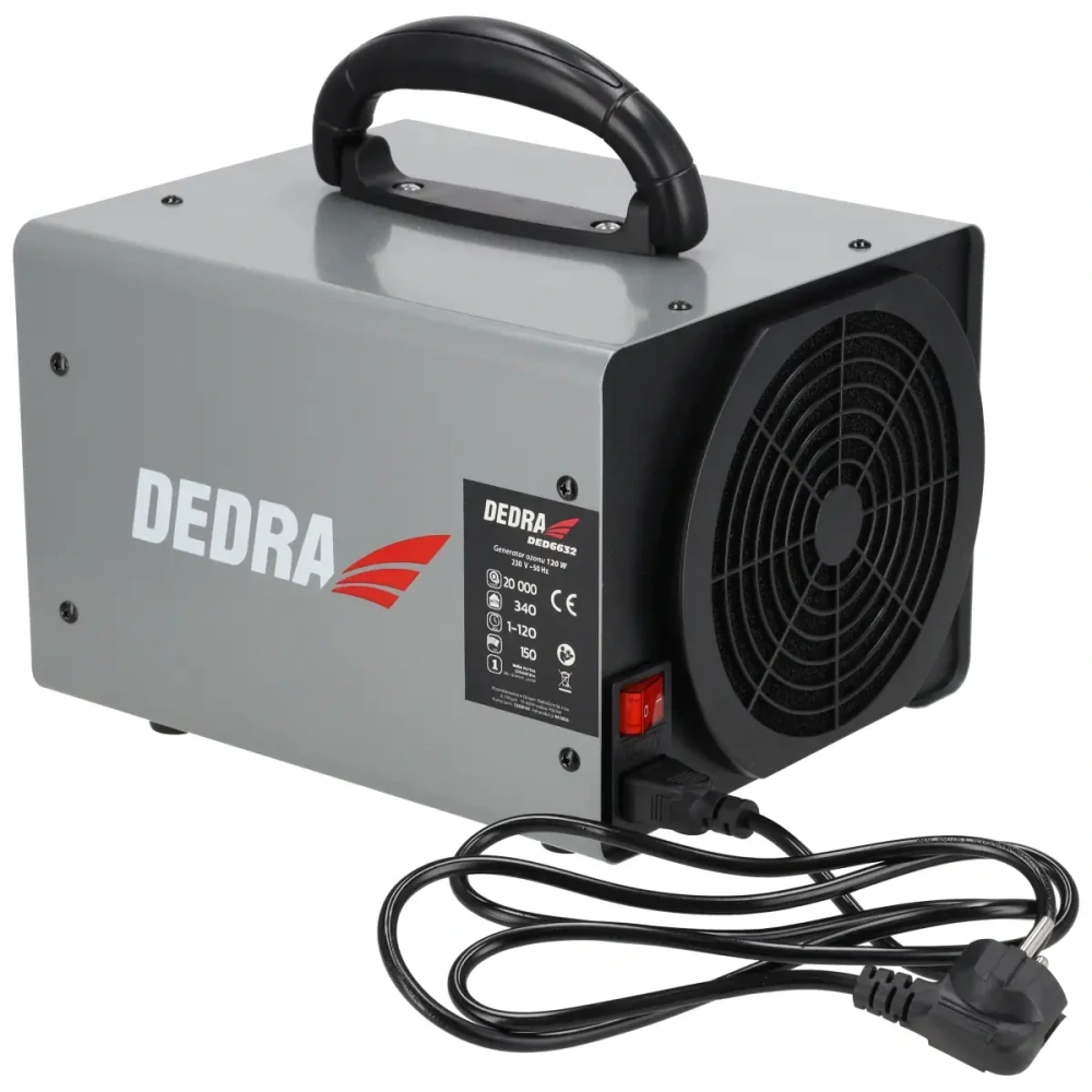 Dedra Generátor ozonu 20g/h 120W DED6632 ozónový čistič + flexi hadice