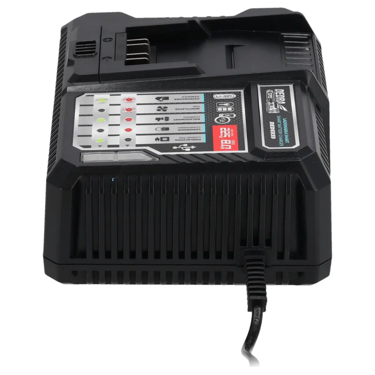 Dedra DED6939 Rychlo-nabíječka akumulátorů 18V SAS + ALL, Smart Quick charge 8A, 225W