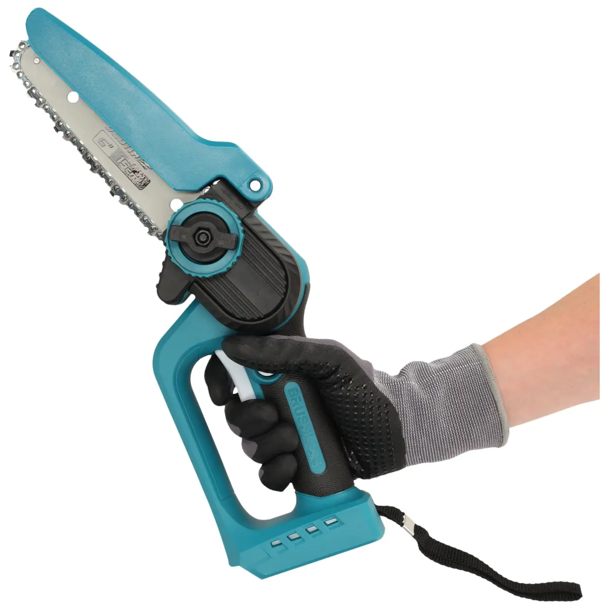 Dedra Mini Aku 18V řetězová pila 6" DED7180, 150 mm lišta, SAS+ALL