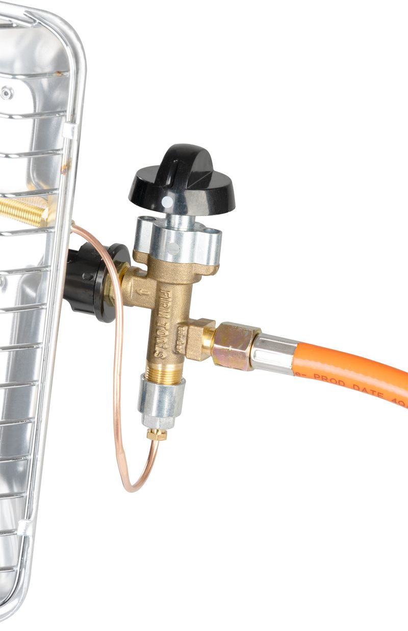 Strend Pro Ohřívač na plyn GS4200E, 4,2 kW, 119649 na PB láhev 5/10 Kg + regulátor, hadice