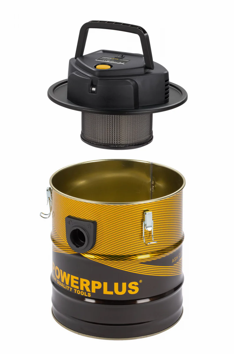 Powerplus separátor, vysavač popela 1800W, 20L, POWX3018, sací výkon 18 kPa, oklep