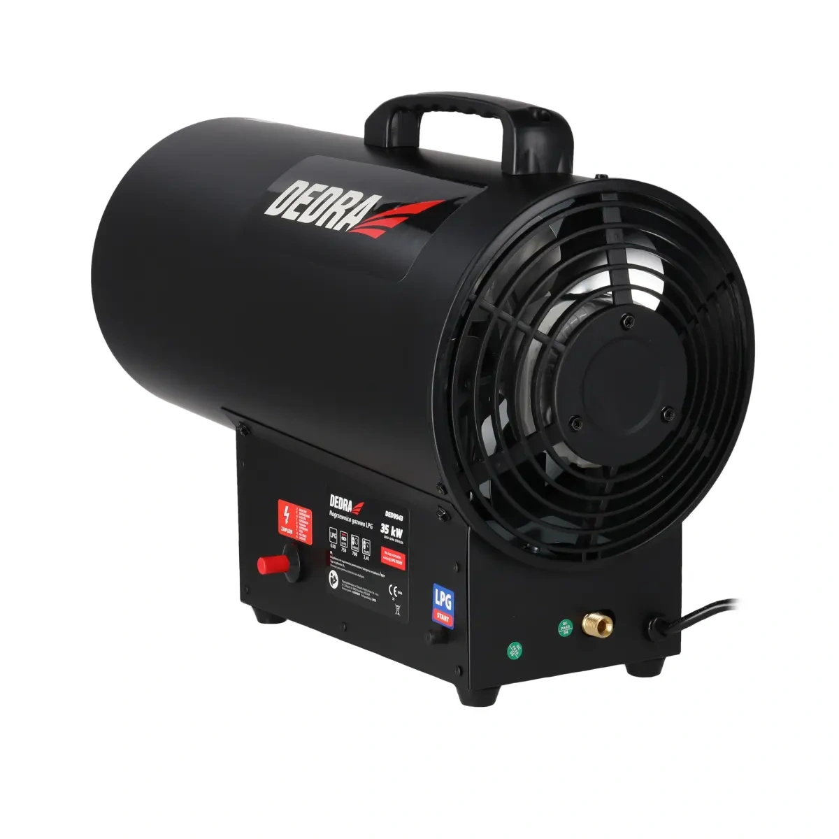 Dedra Ohřívač plynový 35kW, DED9943, fukar, turbína, pevný výkon