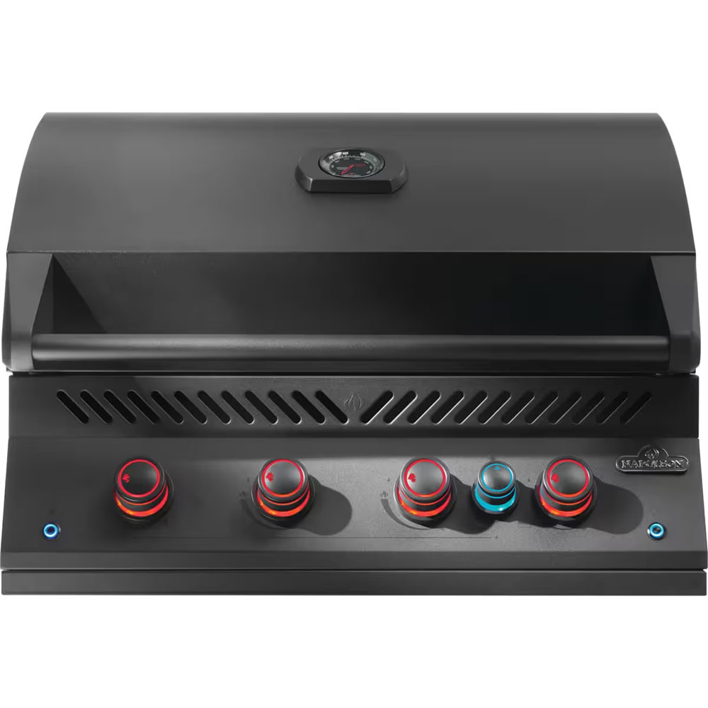 Napoleon vestavný plynový Gril Big 32 Phantom PB BIG32RBPMK-1-CZ černý, 4+1 hořák, 24,5kW