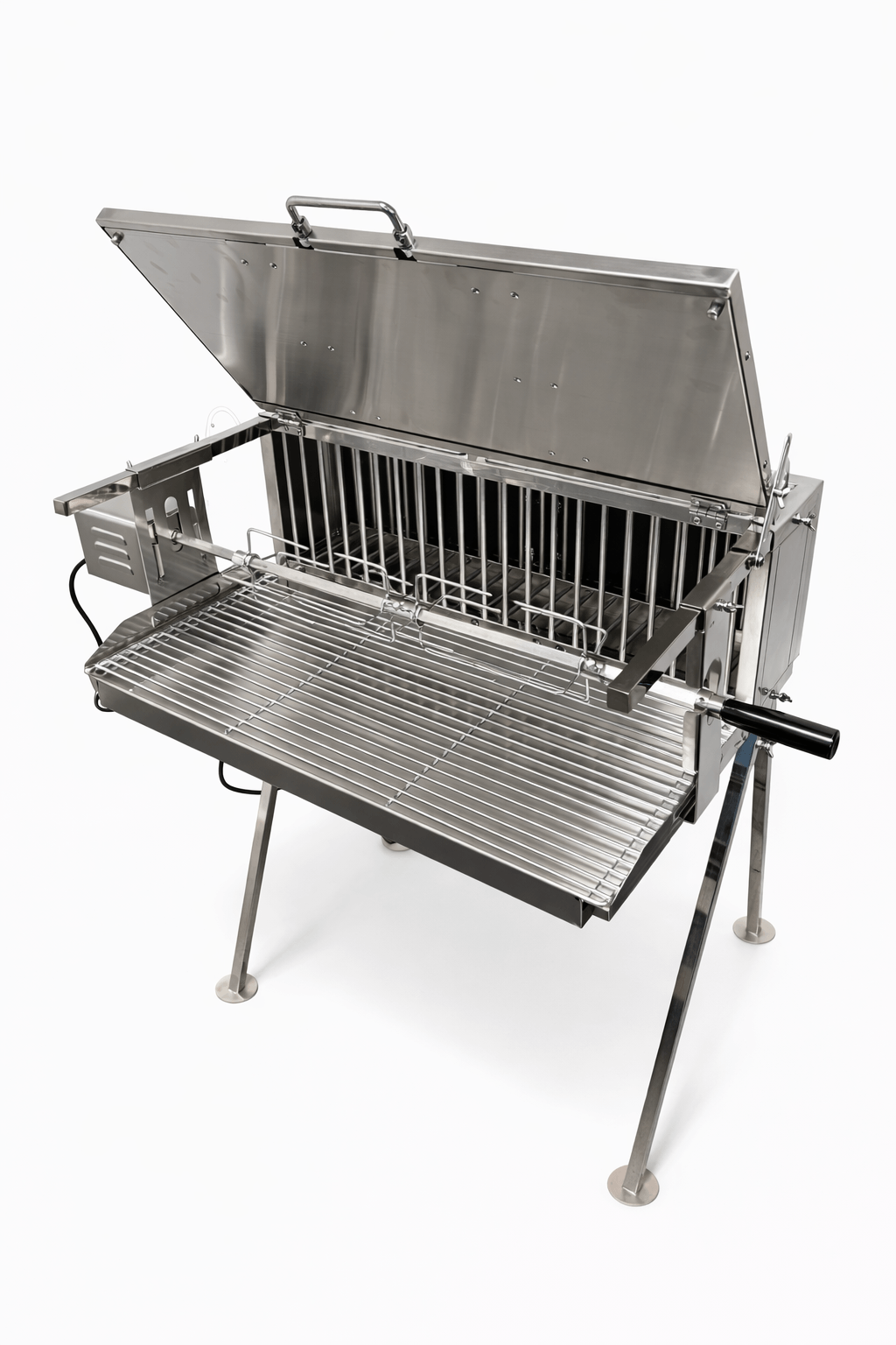 UG Grill nerezový gril na kuře, kýtu, živáňskou S90, 1x Rotisserie, rožeň UH-S90