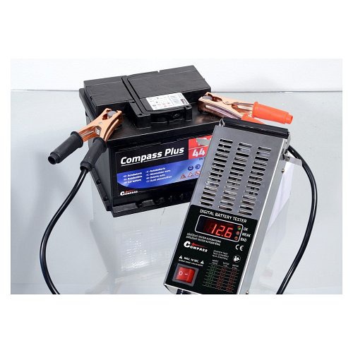 Compass Tester autobaterie 6/12 V zátěžový LED digitální, 07172