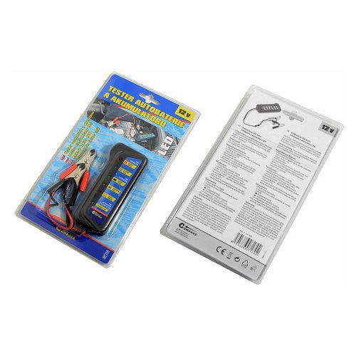 Compass Tester autobaterie a alternátoru, LED 12V, 07170