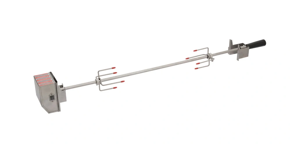 GrandPro otočný rožeň Rotisserie A07101044G, elektrická grilovací jehla 4W 230V, 2x4-bodec
