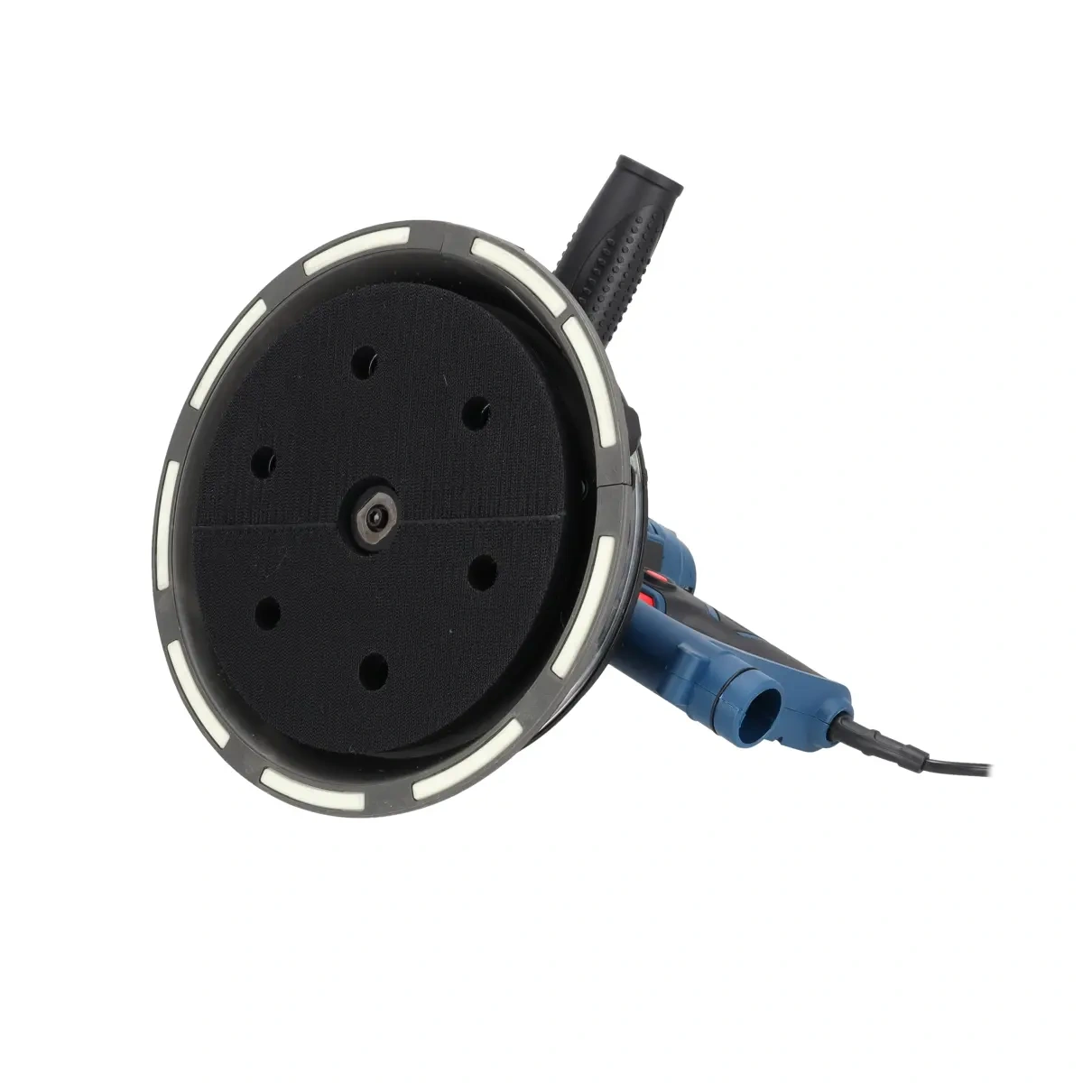 Bruska na sádrokarton Dedra DED7770, 850 W, průměr kotouče 225 mm, s LED osvětlením + vak, krátká