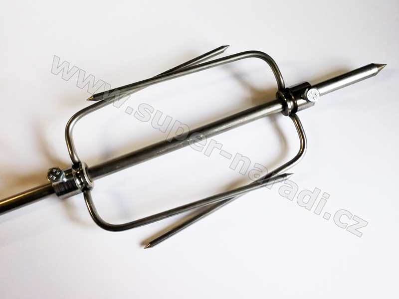 Jehla na kuře 75cm + motorek UMR01 230V grilovací SN Set Lucifer Deos