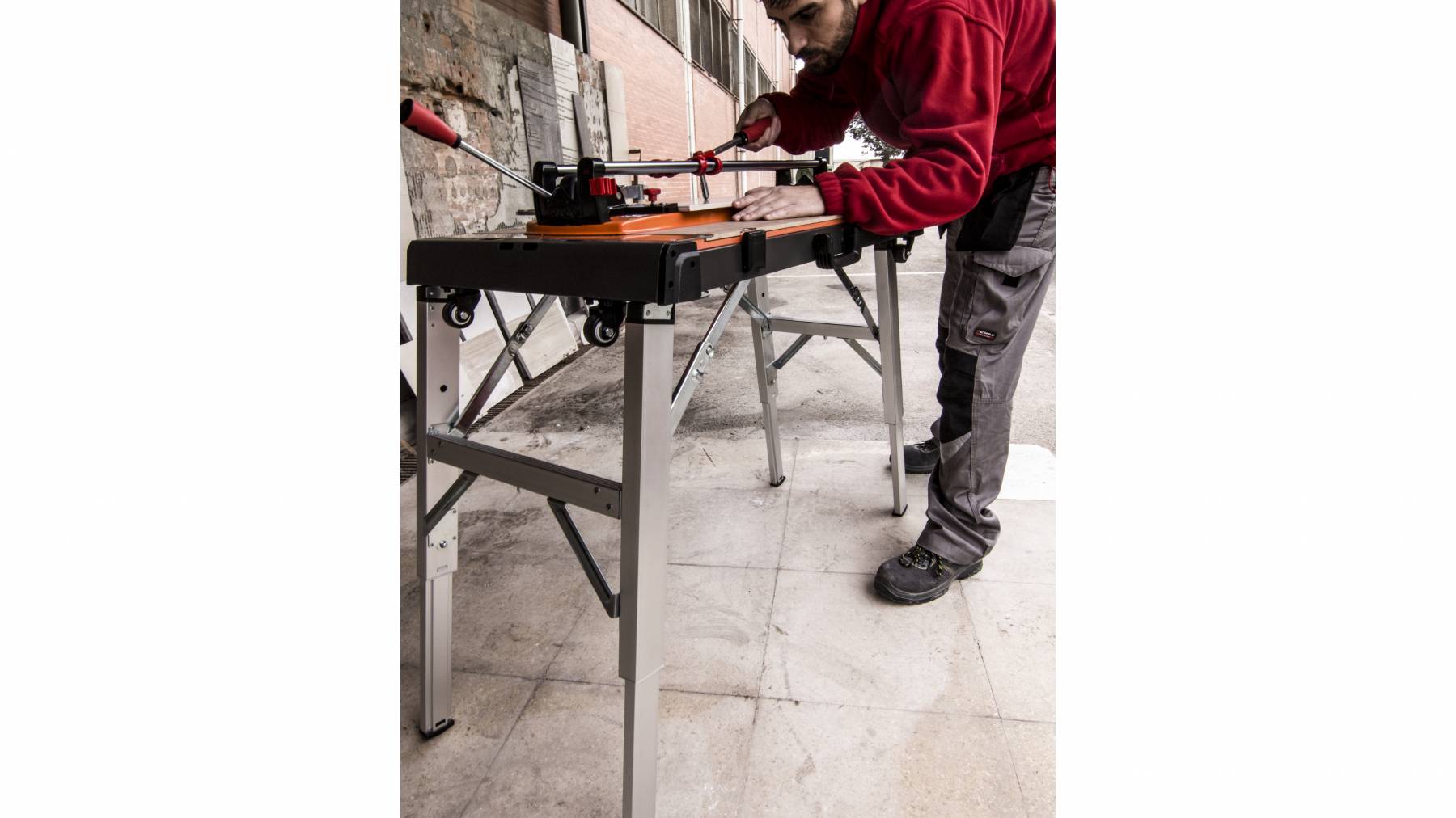 RUBI Pracovní stůl multifunkční 4v1, 80x47cm, skládací 66924