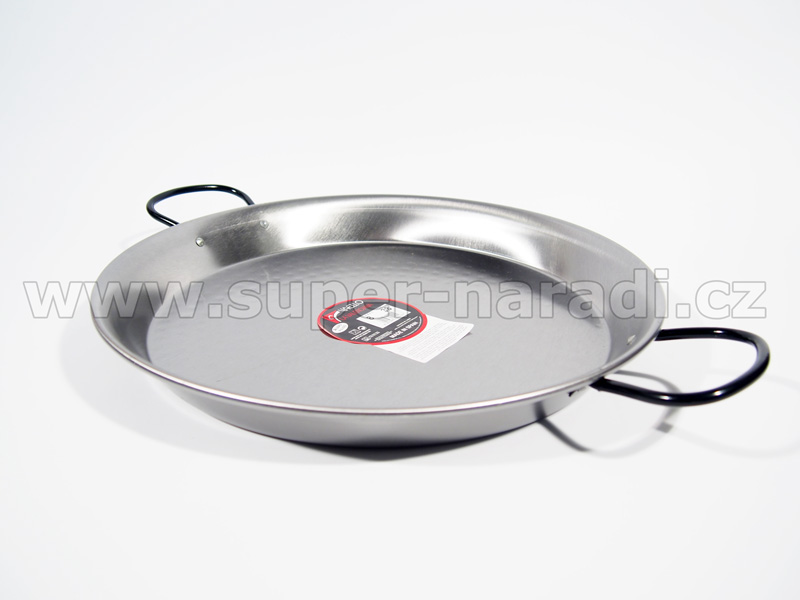 Paella gastro pánev 38 cm - ocelová, leštěná, Vaello Campos P0138