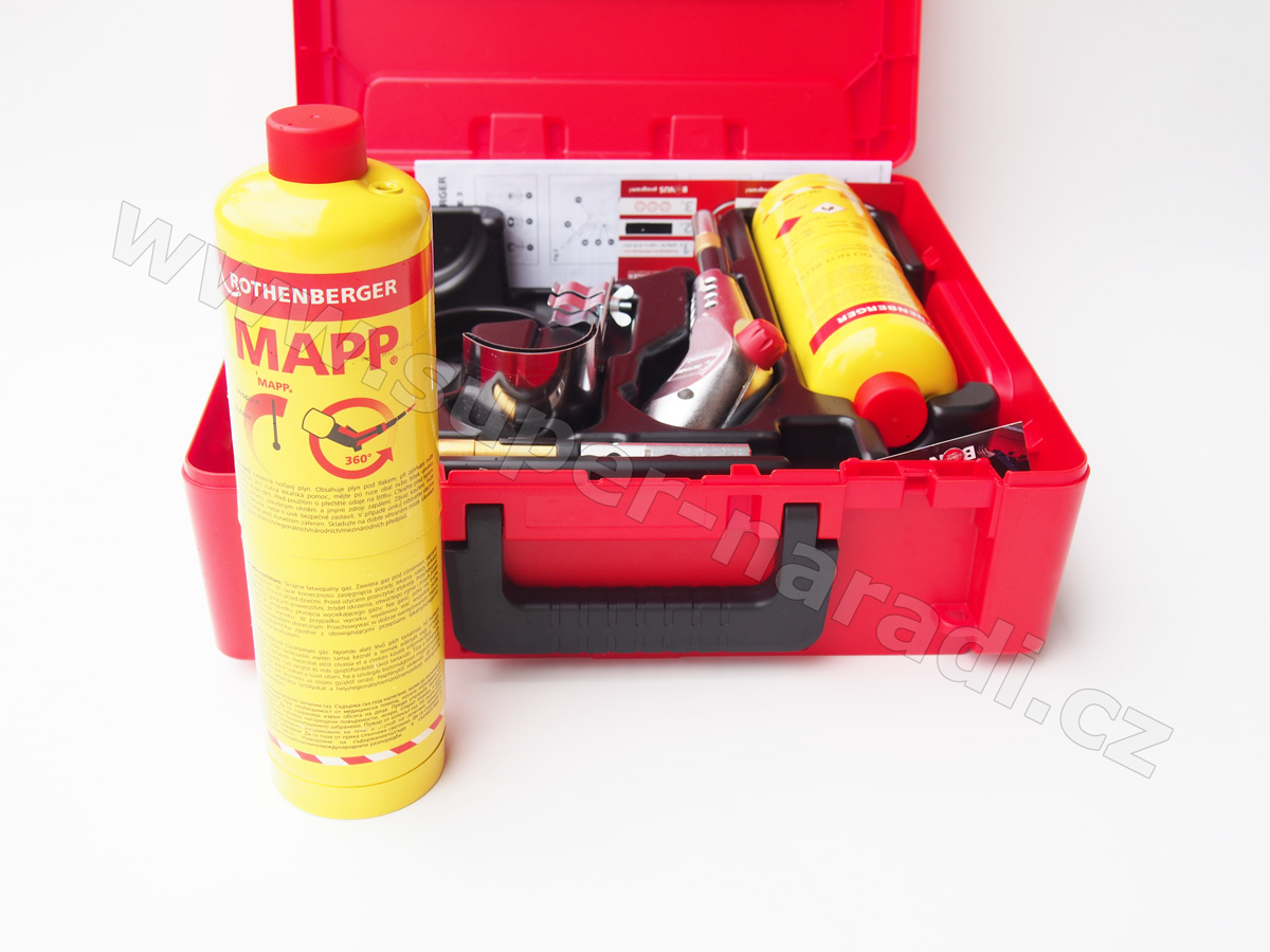 Pájecí hořák SUPER FIRE 3 HOT BOX 7/16"EU - C, Rothenberger 1000002371