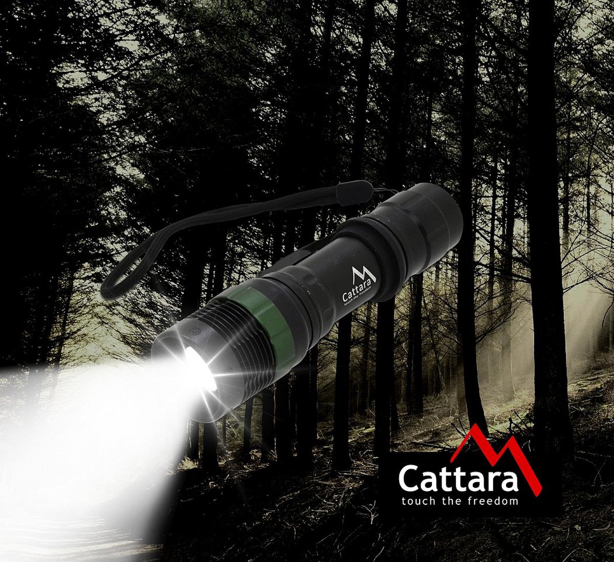Svítilna kapesní LED 150lm ZOOM 3 funkce Cattara 13162