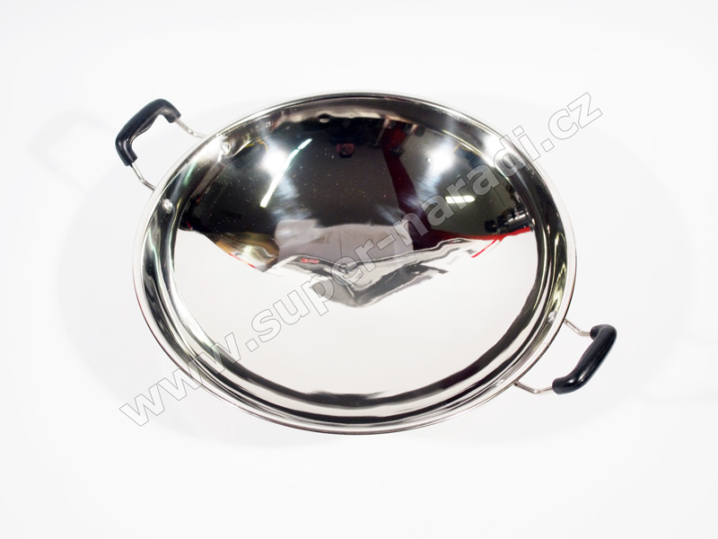 Wok pánev 41 cm z nerezové oceli PWI