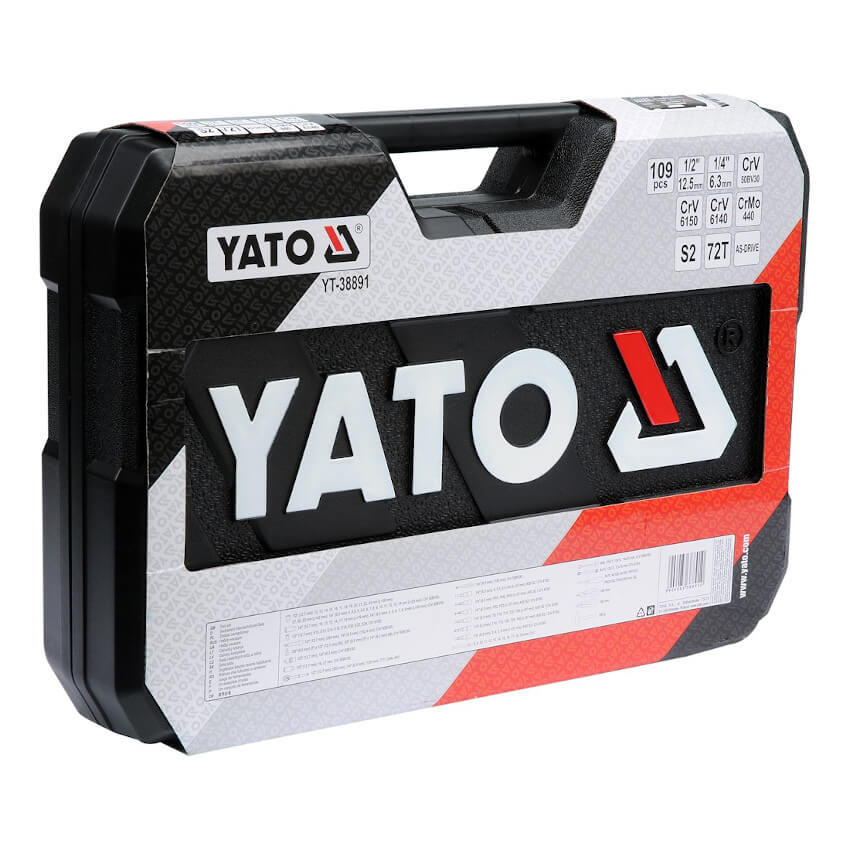 Gola sada 1/2", 1/4" 109 ks Yato 38891
