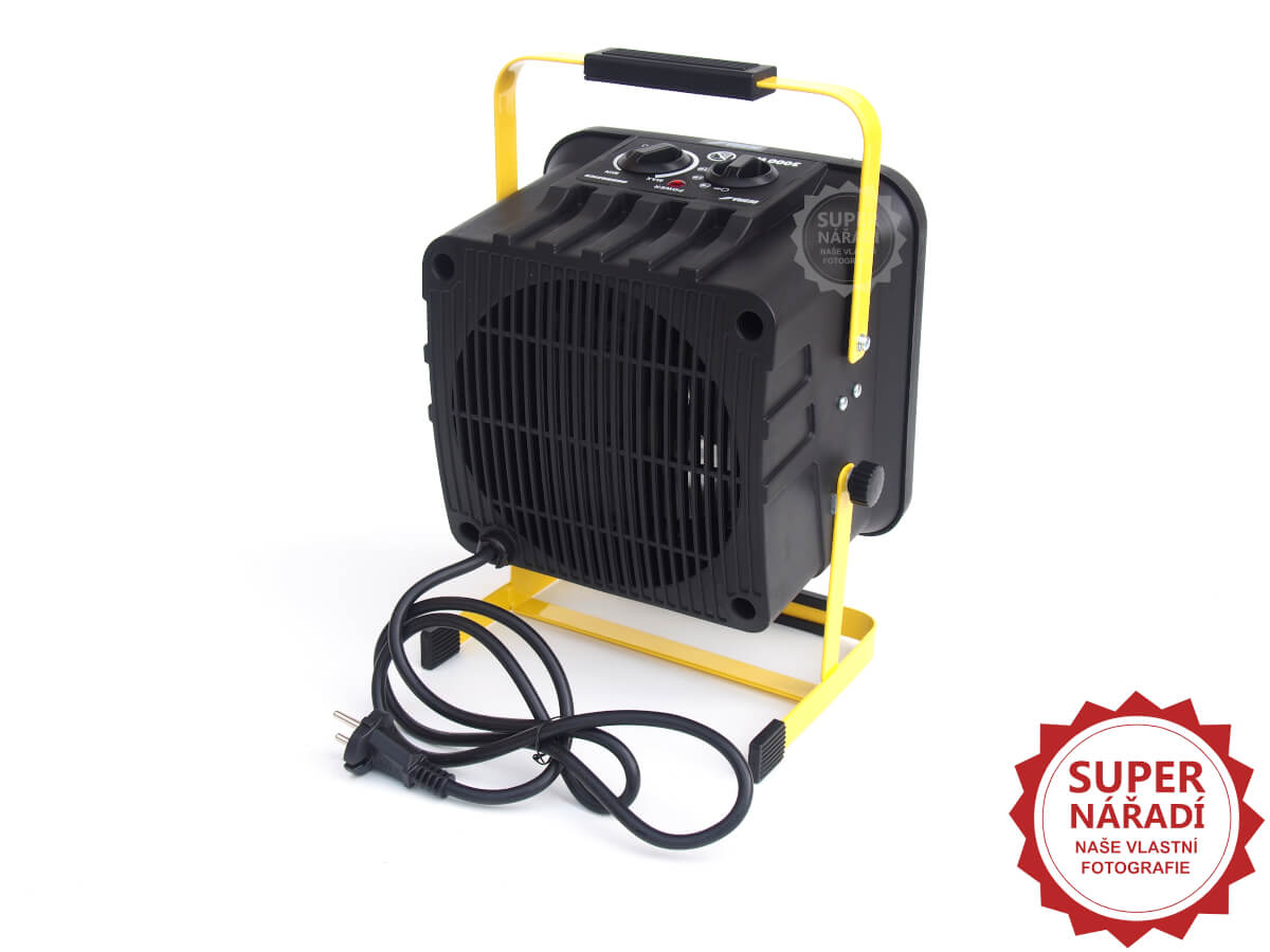 Dedra PTC elektrický ohřívač vzduchu 3 kW 230 V s ventilátorem, keramický DED9931C3