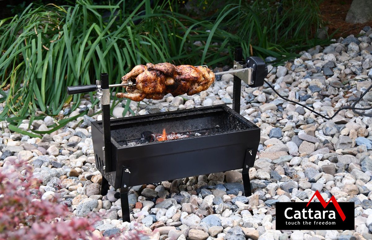Gril Barbecue 60cm s motorem 230V Cattara 13036