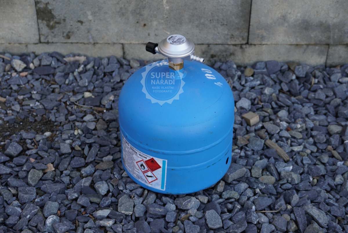 GOK Regulátor plynu 29 mbar LPG na 2 kg láhev s ventilem 01 043 13, EN61 combi
