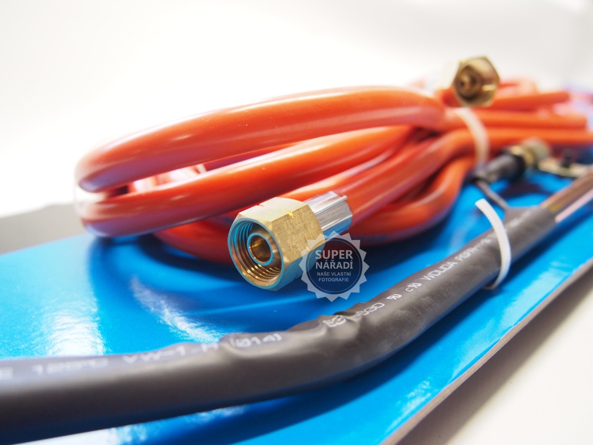 Festa Izolatérský PB hořák 60 kW piezo 60mm / 85 cm + 5m hadice 69904 s pákou