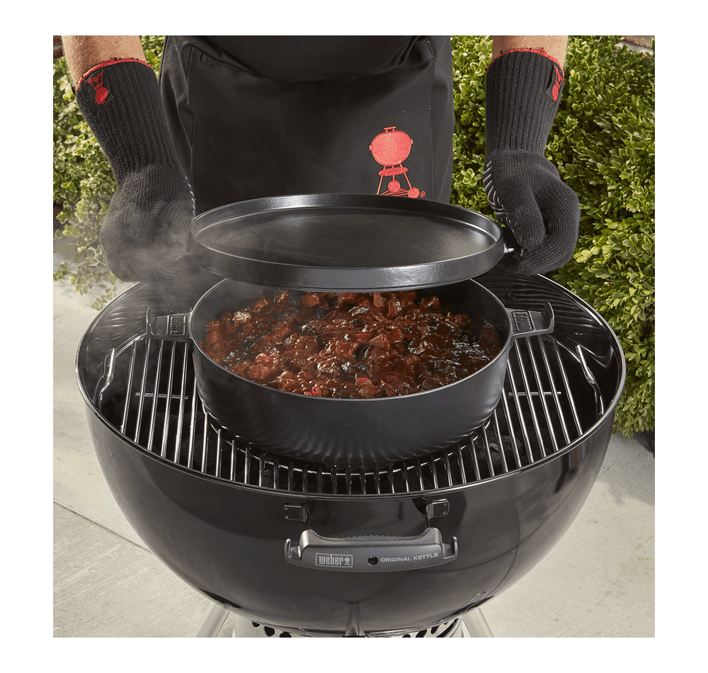 Weber Litinový hrnec GBS 2v1 33 cm Gourmet BBQ System 8857