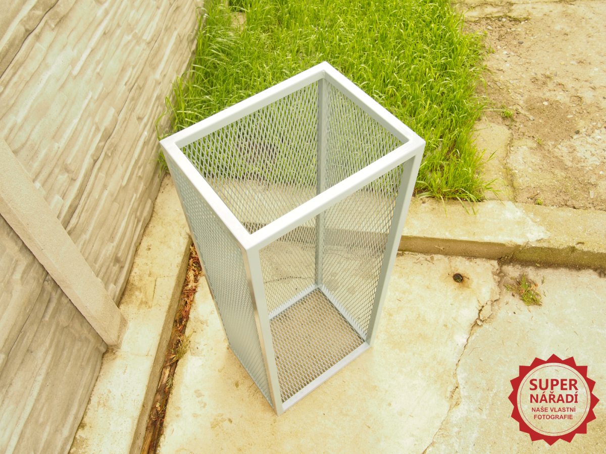 GFIRE stojan na dřevo 46x35x110cm Mercury Tower zásobník - šedý