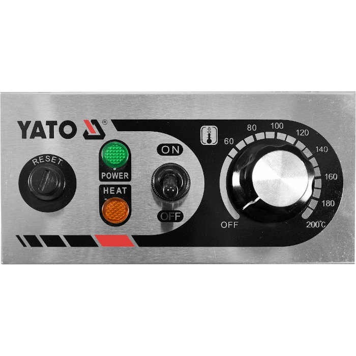 Yato Fritéza 8+8 l, 2x3,3 kW, 230V dvoukomorová, nerezová YG-04623