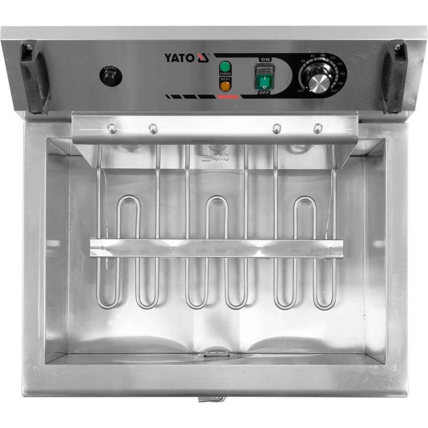 Yato Fritéza 23 l s ventilem, 6 kW 400V jednokomorová YG-04640, nerezová