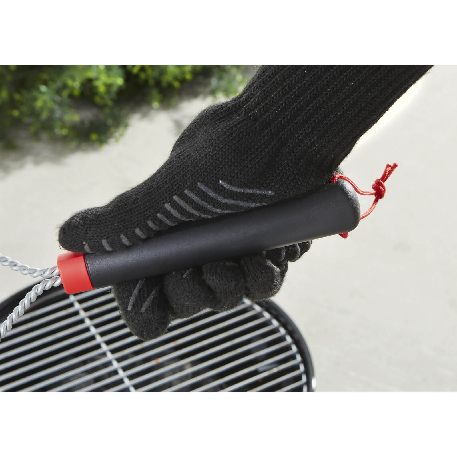 Weber Trojhranný kartáč 30 cm na rošty 6277, triangl RED New krátký